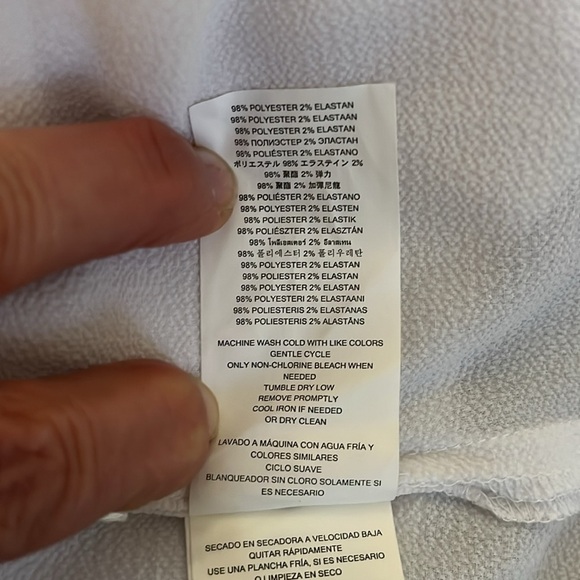 MICHAEL KORS NWOT Long Bell Smock Detail Sleeve White Blouse, Size M - Picture 11 of 11